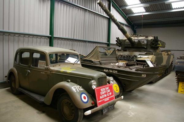 Austin staff car, amphibious jeep (seep), Centurion gun tank - for my money, the best looking post war British tank.