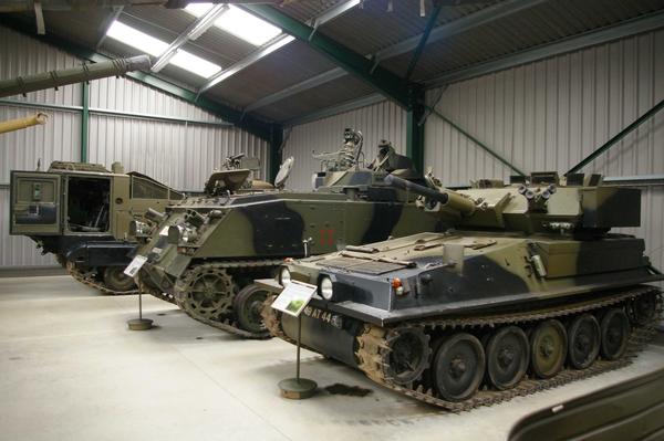 Scorpion, FV432 with swingfire missiles (Stormer iirc?) self propelled Rapier SAM launcher